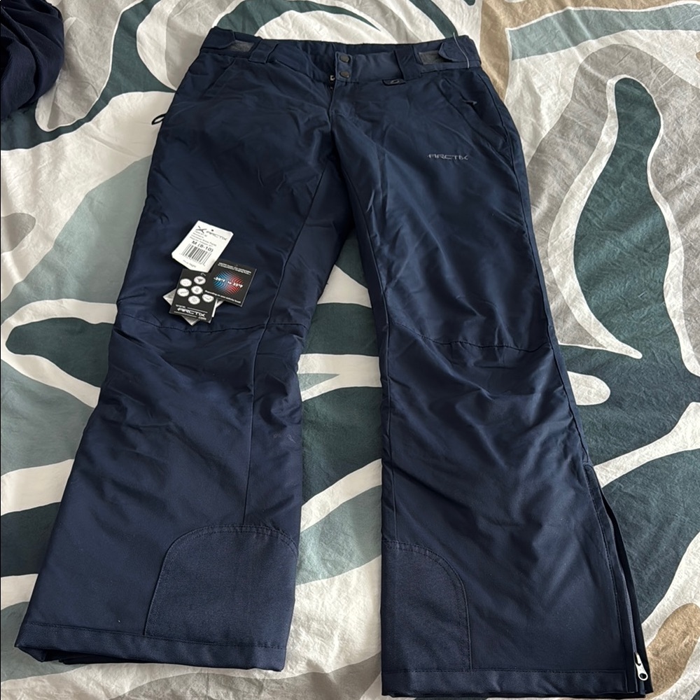 EUC Arctix WOMENS Navy Blue Insulated Snow Pants SZ M (8-10)